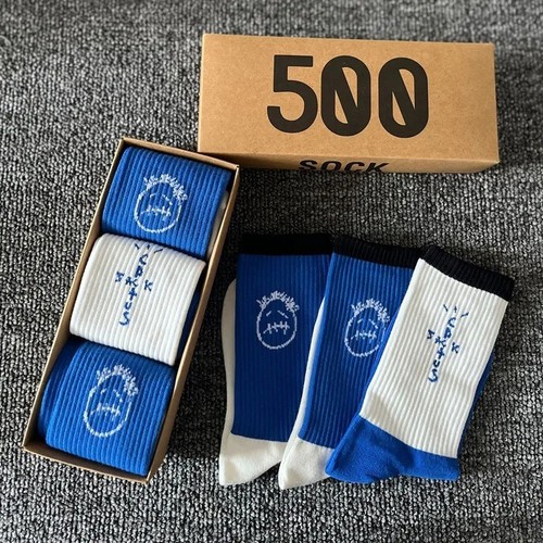 TRAVIS SCOTT CACTUS JACK Pack 3x Pairs CACTUS JACK Travis Scott Socks * Brand New *