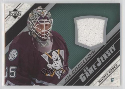 JS COLLECTIONS 2005 06 Upper Deck UD Game Jersey Series 1 Jean Sebastien Giguere #J JG