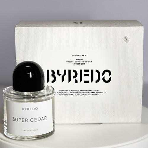 Byredo Super Cedar Eau De Parfum Spray   3.3Floz New open box