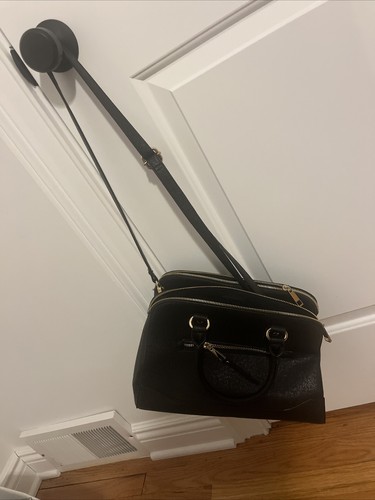 Aldo Black Handbag With Straps And Crossbody RN 82384