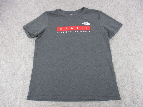 THE NORTH FACE North Face Shirt Womens Small Gray Red Hawaii Outdoors Hiker Hiking Top '
