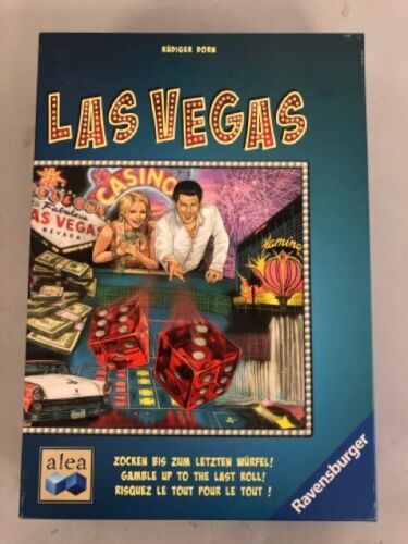 *** LAS VEGAS   splendid instant classic dice game   original ALEA print GREAT *