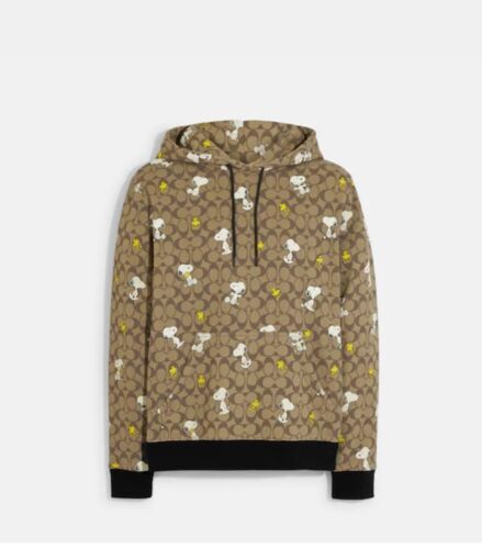 COACH X Peanuts CE545 Snoopy Woodstock Hoodie NWT SMALL MSRP $378