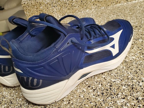 MIZUNO Wave Momentum 3 V1GA2312 01 Blue White  Volleyball Shoes for Men