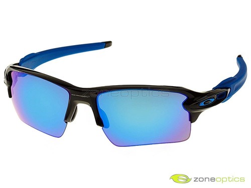 Oakley Flak 2.0 XL Sunglasses OO9188 23 Polished Black Sapphire Iridium