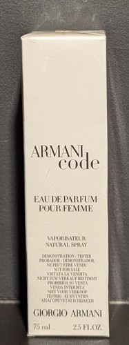 Armani Code By Giorgio Armani 2.5 oz 75 ml Eau de Parfum Women ORIGINAL FORMULA