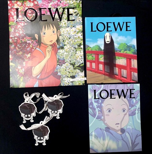 LOEWE X SPIRITED AWAY Loewe x Studio Ghibli Spirited Away Paper Shopping Bag Sen Chihiro No Face etc.