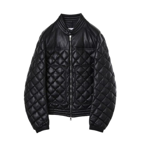 Giacca pelle di agnello Moncler GEMOT usata CYHE 0