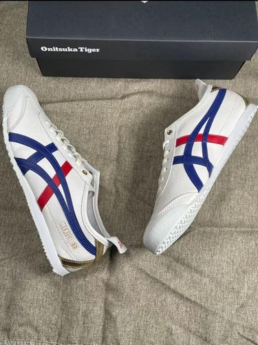 Onitsuka Tiger sneakers  white navy red  US 7.5 11.5 unisex