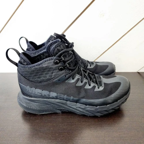 NEW Merrell Mens Size 6 Agility Peak 5 Tact Mid GTX Black Hiking Boots   11CT