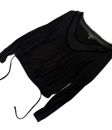 MAX MARA WEEKEND Black Long Sleeve Top XL   Very Good Condition  Minimal Wear.