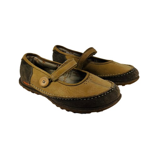 Scarpe Mary Janes The North Face Sidney in pelle marrone 551044 donna US 6