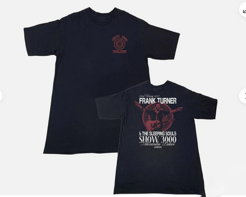 NEW!!! 2025 Frank Turner & The Sleeping Souls Show 3000 Alexandra Palace T Shirt