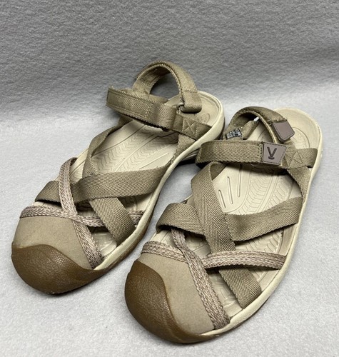 Sandali sportivi Keen Kira con cinturino alla caviglia taglia 7 5 scarpe da acqua escursionismo marrone talpa