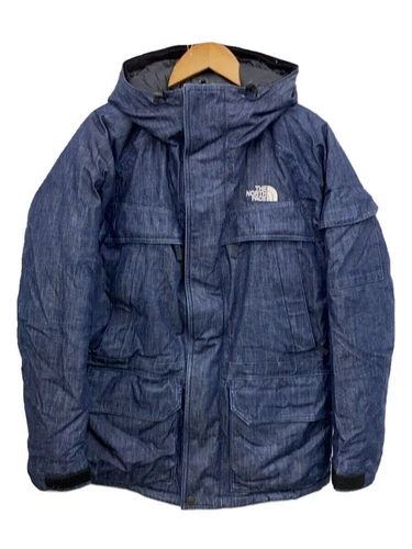 THE NORTH FACE DENIM MCMURDO PARKA M COTTON INDIGO DOWN JACKET U