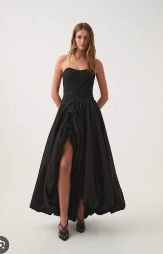 Aje Spatial Maxi Dress Gown Black Size AU 8   US 4