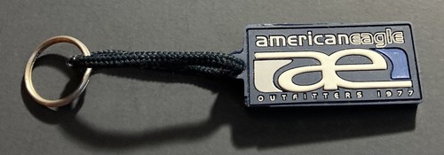 Vintage american eagle (ae)OUTFITTERS 1977 Blue Plastic Key Chain