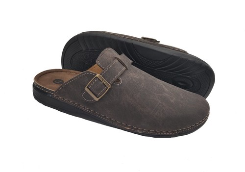 SCARPA Freeland Gran Zoccoli Estivi in Eco Pelle  Sabot Chiusi per Uomo da Casa e Mare