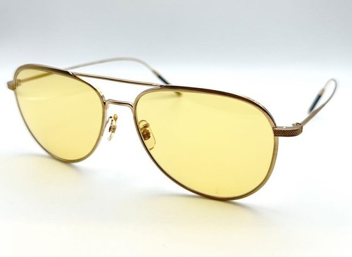 Oliver Peoples TK 3 OV1276ST 5254R5 Brushed Gold Yel Wash Unisex Sunglasses