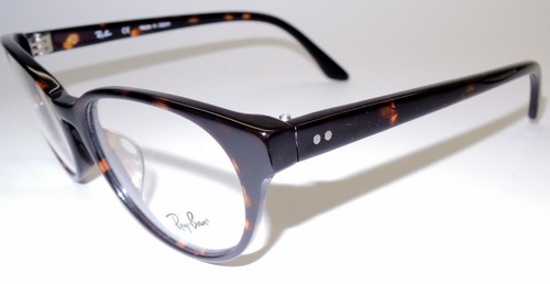 RAY BAN RB 5221 2012 SHINY DARK TORTOISE HAVANA PLASTIC EYEGLASSES 141 52   18