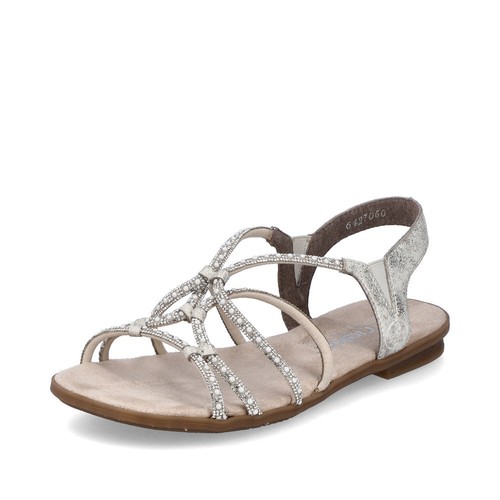 Rieker Women's Sandal Sandals Beige Gold 64270