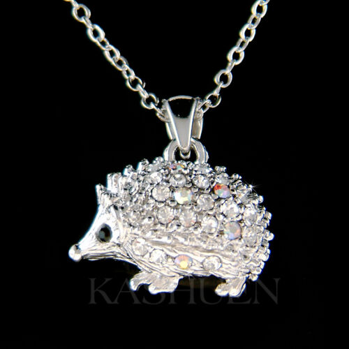 Istrice IN Swarovski Cristallo Hedgy Istrice Animale Erinaceidae Collana