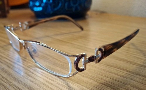 Gucci GG 2793 QGR (Shiny Gold/Hava Eyeglasses 52 16 130 Italy Designer Women