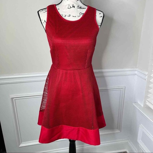 Romeo Giulietta Couture rosso smanicato maglia fit n svasato abito skater San Valentino