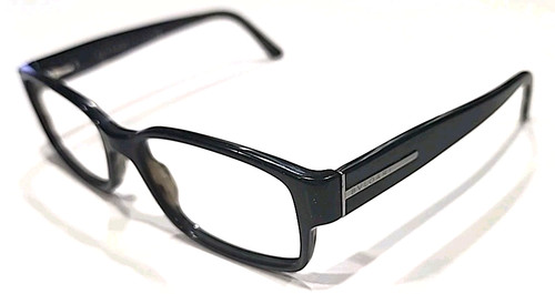 BVLGARI 3006 5007 Black Rectangle Marble Gray Eyeglasses Frame 53 17 140 Italy