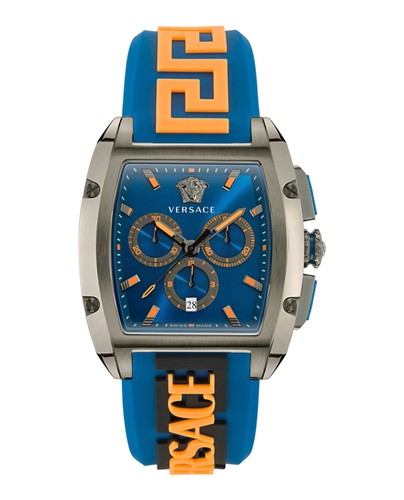 Orologio Versace Uomo Versace Dominus IP Gunmetal Cinturino 49mm Moda