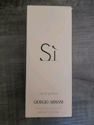 Armani SI by Giorgio Armani Eau de Parfum 3.4oz   100ml EDP 2015