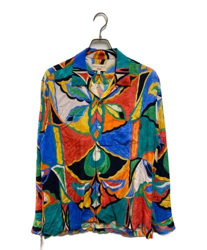 SUPREME x Emilio Pucci Multicolor L S Shirt   Men's Size M   Rare Collaboration