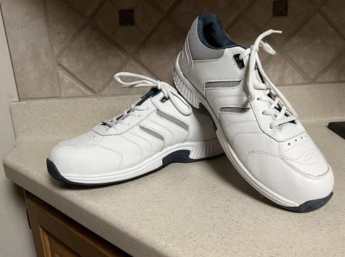 Orthofeet Biofit 940 Whitney Women's Size 12 2E Shoes White Leather Orthopedic