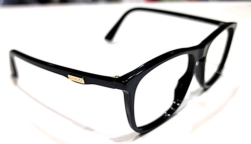 Gucci GG0332O 001 Large Black Square Eyeglasses Frame 54 17 145