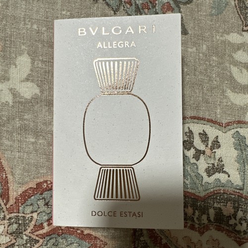 Bvlgari Allegra DOLCE ESTASI Eau de Parfum Sample Spray   1.5ml 0.05oz