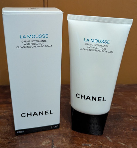 Chanel La Mousse Anti Pollution Cleansing Cream To Foam 5oz 150ml All Skin Types