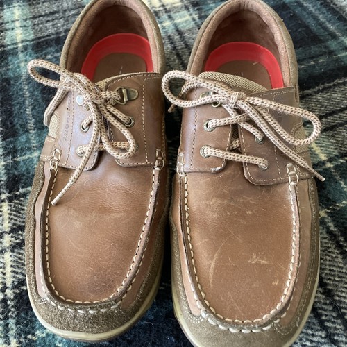 Rockport 3 Eye Oxford (Model M76926) Men's Lace up Boat Shoe Size 10.5M