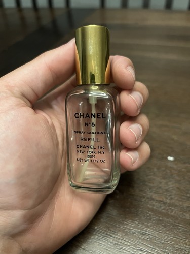 Vintage Chanel No 5 Spray Cologne 40 ml 1958 Bottle Only Orig Scent Rare 10019