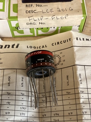 ZESPA Flip Flop circuit Ferranti type 201G LCE vintage part   SP17