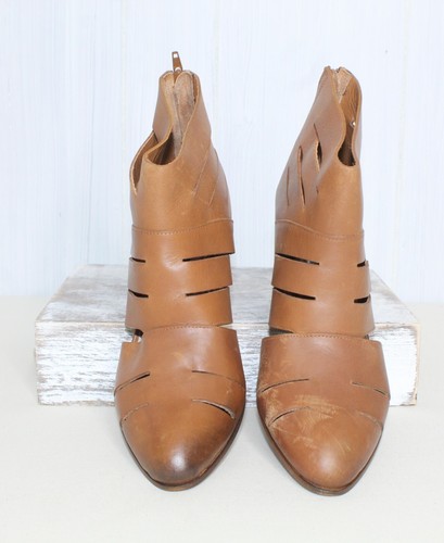 Steve Madden con Vero Cuoio stivaletto in pelle grossa Heal da donna taglia 7 5