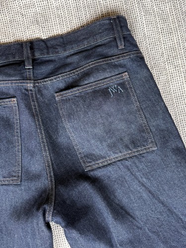 Jeans denim grezzo 2025 Uniqlo x JW Anderson