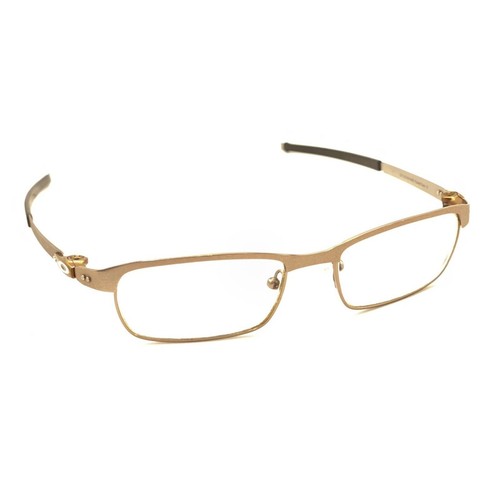 Oakley Tincup OX3184 0350 Powder Toast Eyeglasses Frames 50 17 130 Designer Men