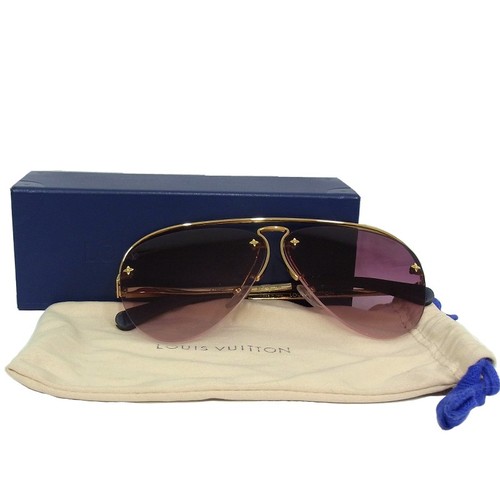 LOUIS VUITTON Sunglasses Z1044E 9R5 63Ro10 Grease G Pink Gradient Lens U