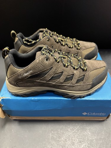 Columbia Crestwood Waterproof Mens Trail Hiking Boots Brn Suede Sz 7 NWB