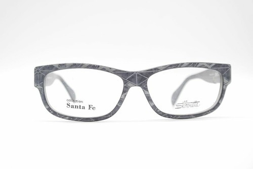 Silhouette Santa Fe M 9102/10 C 3056 57 15 140 Grey Oval Glasses New