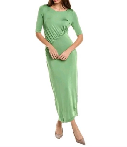 Abito Hugo Boss Etalicy verde aperto XS $398