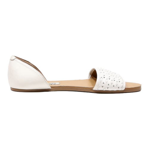 STEVE MADDEN sandali con cinturino pelle bianca donna UK 5 5