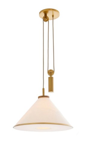 $1 560 Arteriors Norfolk 1 Light 21 inch White Brass Pendant Ceiling Light