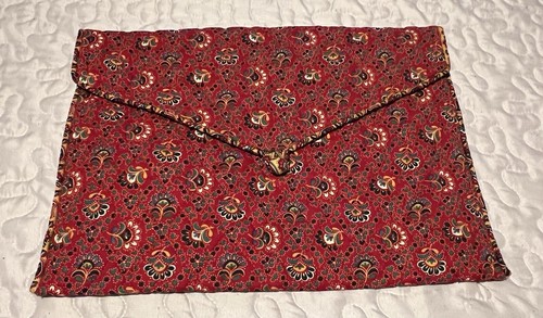 Vintage Vera Bradley Portfolio Envelope Colette Red