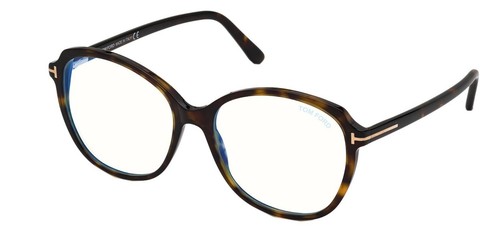 Tom Ford FT 5708 B BLUE BLOCK Dark Havana (052) Eyeglasses